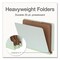 Pendaflex HD Pressboard End Tab Classification Folders, 3 Dividers, 8 Fasteners, Letter, Light Green, 10PK 1007139 - alternate 3