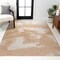 Jonathan Y Petalo Abstract Two-Tone Modern Orange/Beige/Cream 4 ft. x 6 ft. Area Rug CTP200A-4 - alternate 1