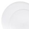Smarty Had A Party Solid White Organic Round Plastic Dinnerware Value Set (120 Dinner Plates + 120 Salad Plates), 240PK 930WVP-CASE - alternate 3