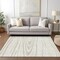 Homeroots 3' X 5' Ivory Beige And Taupe Faux Bois Washable Indoor Outdoor Area Rug 614485 - alternate 3