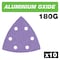Trend Aluminum Oxide 93mm Delta Sanding Sheets, 180 Grit, Pack of 10, AB/OSC/180A, 10PK U*AB/OSC/180A - alternate 1