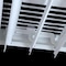 Sierra Grates 4 in. H X 14 in. W 4-Way 45 Degree Louvered, Steel, White Sidewall / Ceiling Register FWC414-WHT - alternate 3