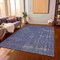 Homeroots 9' X 12' Blue And Gray Medallion Washable Indoor Outdoor Area Rug 616428 - alternate 4