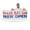 Signmission Hair Salon Now Open, 24 Inch x 72 Inch, Vinyl Banner B-72-30689 - alternate 2