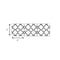 Homeroots 6" X 6" Black and White Quatrefoil Peel and Stick Tiles 399922 - alternate 2
