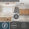 Vaxcel Orleans 15-in W Navy Blue Gold Coastal Ship Wheel Flush Mount Indoor Outdoor Ceiling Light Fixture C0316 - alternate 2