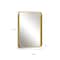 Homeroots 50" Gold Metal Framed Standing Mirror 564482 - alternate 3