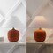 Jonathan Y Delphi 18.25" Minimalist Scandinavian Resin/Iron LED Table Lamp, Matte Wine Red, 2PK JYL5600C-SET2 - alternate 3