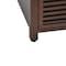 Leisuremod Walbrooke Brown Patio Square Tank Holder with Slats Design, Brown WHS20BR - alternate 4