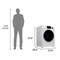 Equator Deluxe 24 in 220V Vented SENSOR Dryer SANITIZE 4 cu.ft Touch Control DIGITAL 806875 - alternate 5