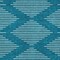 Homeroots 9' X 12' Teal Blue And Ivory Geometric Washable Indoor Outdoor Area Rug 598626 - alternate 3
