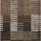 Homeroots 10' X 14' Chocolate Ivory And Gold Striped Washable Indoor Outdoor Area Rug 613162 - alternate 4