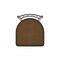 Holland Bar Stool Co 810 Contessa Stainless Steel 36in Swivel Bar Stool with Rein Thatch Seat 81036SS026 - alternate 2