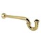 Kingston Brass 1-1/4 in. P-Trap with Bell Flange, 18 in. Length, 18 Gauge, Polished Brass CC5182 - alternate 1