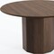 Homeroots 52" Brown Wood Pedestal Base Round Top Dining Table 720955 - alternate 2