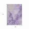 Homeroots 9' X 12' Plum And Purple Abstract Washable Indoor Outdoor Area Rug 616326 - alternate 3