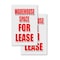 Signmission Warehouse Space For Lease, A-Frame & 2 Decals Installed, Heavy-Duty Plastic Frame SBHD-D-2436-Warehouse Space For Lease - alternate 3