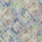 Homeroots 3' X 5' Beige Blue And Green Geometric Washable Indoor Outdoor Area Rug 609118 - alternate 3