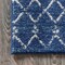 Jonathan Y Moroccan HYPE Boho Vintage Diamond Blue/White 5 ft Round Area Rug MOH101A-5R - alternate 3
