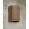 Luxury Lighting Oakheart 15 in Tall Wood-Look Ceramic 3-Sided LED Outdoor Wall Light, 2PK (2) TL195-Brk-ud-7 - alternate 2