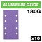 Trend Aluminum Oxide 1/3 Sheet Sanding Sheets, 180 Grit, Pack of 10, AB/THD/180A, 10PK U*AB/THD/180A - alternate 1