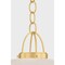 Hudson Valley Lighting Enosburg 1 Light Pendant in Aged Brass Finish 2016-AGB - alternate 3