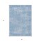 Homeroots 3' X 5' Navy Blue And Sky Blue Abstract Washable Indoor Outdoor Area Rug 588768 - alternate 5