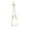 Mytee Products 5/16in G70 V-Chain Bridle w/ 15in Large J Hooks, T- Hook & J-Hook w/ Grab Hooks 2ft Legs CH5162V-J-TJ-GH - alternate 3