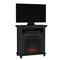 Northwest 27in Electric Fireplace TV Stand for 32in Screen Fireplace Mantel TV Entertainment Center with Shelf 80-FPWF-3 - alternate 3