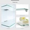 Fab Glass And Mirror 8in X 42in Rectangle Floating Clear Tempered Kit Glass Shelf, Wall Mirror, Safety Backing S-8x42RECCHBR - alternate 3