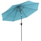 Pure Garden 10-Foot Outdoor Tilting Patio Umbrella, Blue 50-100-B - alternate 5