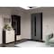 Vdomdoors Front Exterior Prehung Steel Door Ronex0130 Grey 96 Sidelight and Transom Window Sidelite Entry RONEX0130EXD-GRE-W36+14xH96+16-RH-I - alternate 2