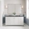 James Martin Vanities Chicago 60 in. Double Vanity, Glossy White, w/ 3 CM Charcoal Soapstone Silestone Top 503-V60D-GW-3CSP - alternate 4
