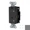 Hubbell Wiring Device-Kellems Straight Blade Receptacle, 5-20R, 20 A, 125V AC, 2 Pole, 3 Wire, Surface Mount, Grounded HBL2162STBKTR - alternate 3
