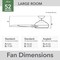 Hunter Burton 52 in. Bronze Indoor and Outdoor Ceiling Fan 52264 - alternate 3
