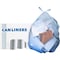 Accufit 23 gal Trash Bags, 28 in x 45 in, Premium, 0.9 mil, Clear, 200 PK H5645TC R01 - alternate 1