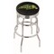 Holland Bar Stool Co 25" Chrome 2-Ring North Dakota State Swivel Bar Stool, Accent Ring L7C3C25NDakSt-B - alternate 1