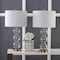 Jonathan Y Bella 27" Glass Triple-Sphere LED Table Lamp, Clear/Brass, 2PK JYL1070A-SET2 - alternate 6
