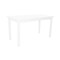 Homeroots 60" White Solid Wood Dining Table 548927 - alternate 5