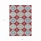 Homeroots 9' X 12' Red And Navy Blue Floral Washable Indoor Outdoor Area Rug 610773 - alternate 4