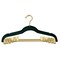 Simplify 6 Pack Velvet Hangers with Clips in Emerald 23250-G-EMERALD - alternate 1