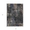 Homeroots 5' X 8' Charcoal Gray And Silver Abstract Washable Indoor Outdoor Area Rug 587891 - alternate 4