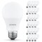 Luxrite A19 LED Light Bulb 75 Watt Equivalent, 3000K Soft White, 1100LM, Non-Dimmable, Standard, 24PK LR21536 - alternate 1