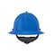 Msa Safety Hard Hat, Topgard, Full Brim, Polycarbonate, Fas-Trac III, Type 1, Class E, Blue 475389 - alternate 4