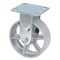Vestil Semi Steel Rigid Caster 6 In. x 2 In. 1,200 Lb. Capacity Silver CST-VE-6X2MA-R - alternate 1