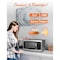 Commercial Chef 1.3 cu ft. 1000 - Watt Countertop Microwave Oven CHM13MS6 - alternate 2
