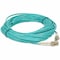 Add-On Addon 14M Lc (Male) To Lc (Male) Straight Aqua Om4 Duplex Fiber ADD-LC-LC-14M5OM4P - alternate 4