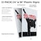 Signmission Jiu-jitsu, Plastic Signs Only 24 Inch x 36 Inch, Corrugated Plastic, 2PK CSB-2436-2PACK-Jiu-jitsu - alternate 2