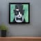 Homeroots 11" X 11" Black Frame Tuxedo Cat 365896 - alternate 2