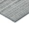 Homeroots 8' X 10' Gray Silver And Charcoal Striped Washable Indoor Outdoor Area Rug 577784 - alternate 2